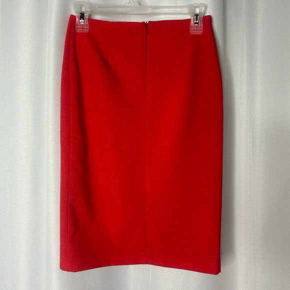 Faux wrap red Tristan mini skirt - Picture 3 of 6